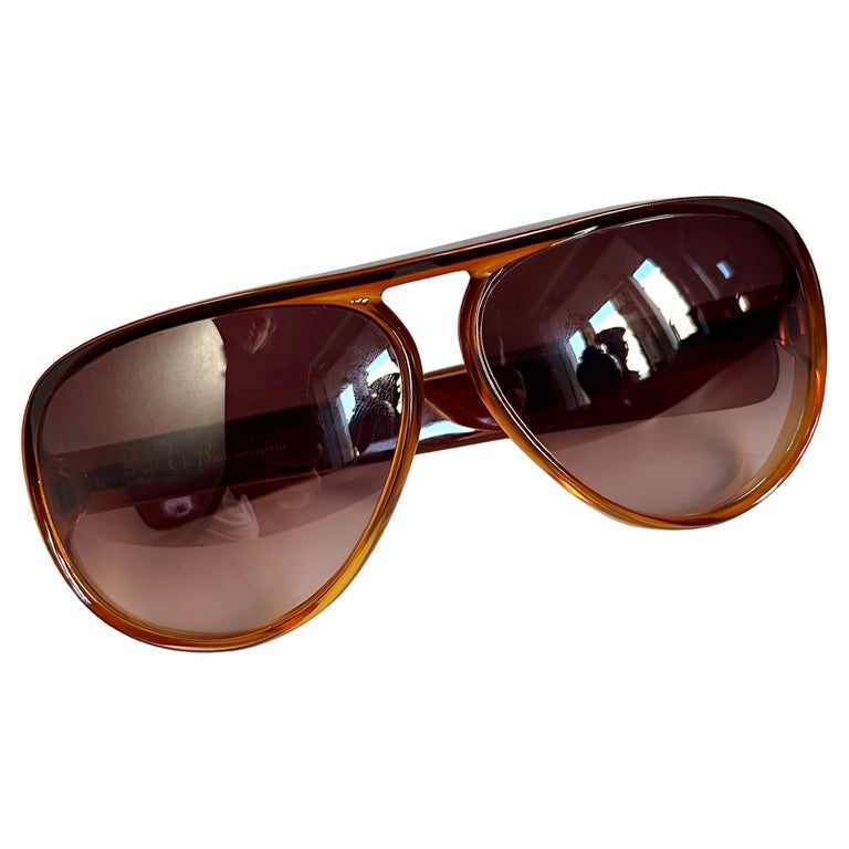 1980’s Christian Dior Oversized Sunglasses, Made in Austria VINTAGE CHRISTIAN DIOR MONSIEUR 2102 OPTYL 1980 SUNGLASSES  main image 2