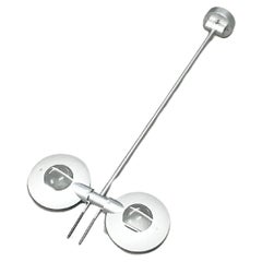 Occhio Puro E Soffitto 60 Aluminum frosted