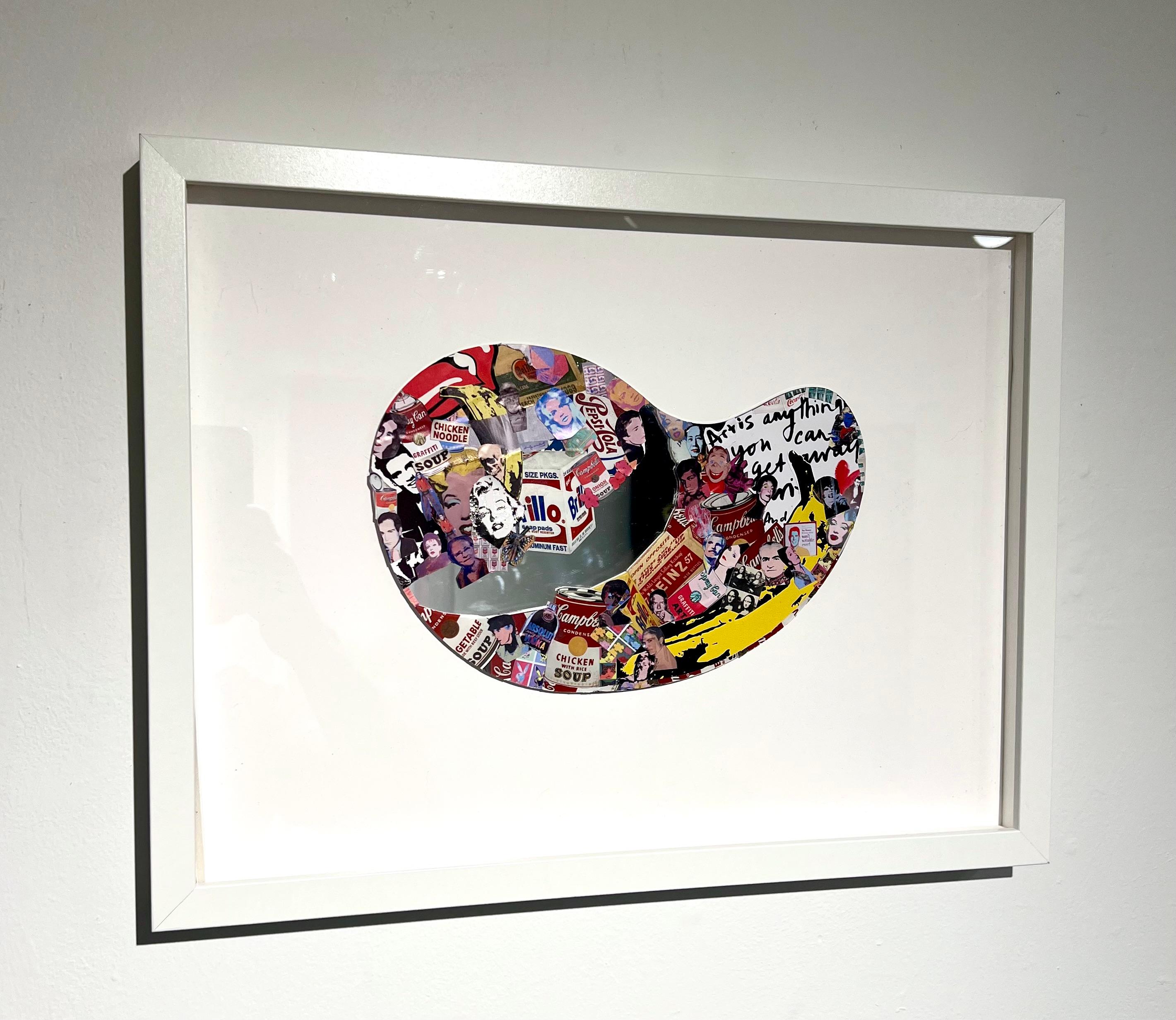 Pop art Warhol street art autocollants contemporains miroir intérieur - Art de OCD