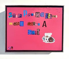 OCD-Aufkleber, Text, Pop-Art, Kultur, Collage, Street-Art, Banksy
