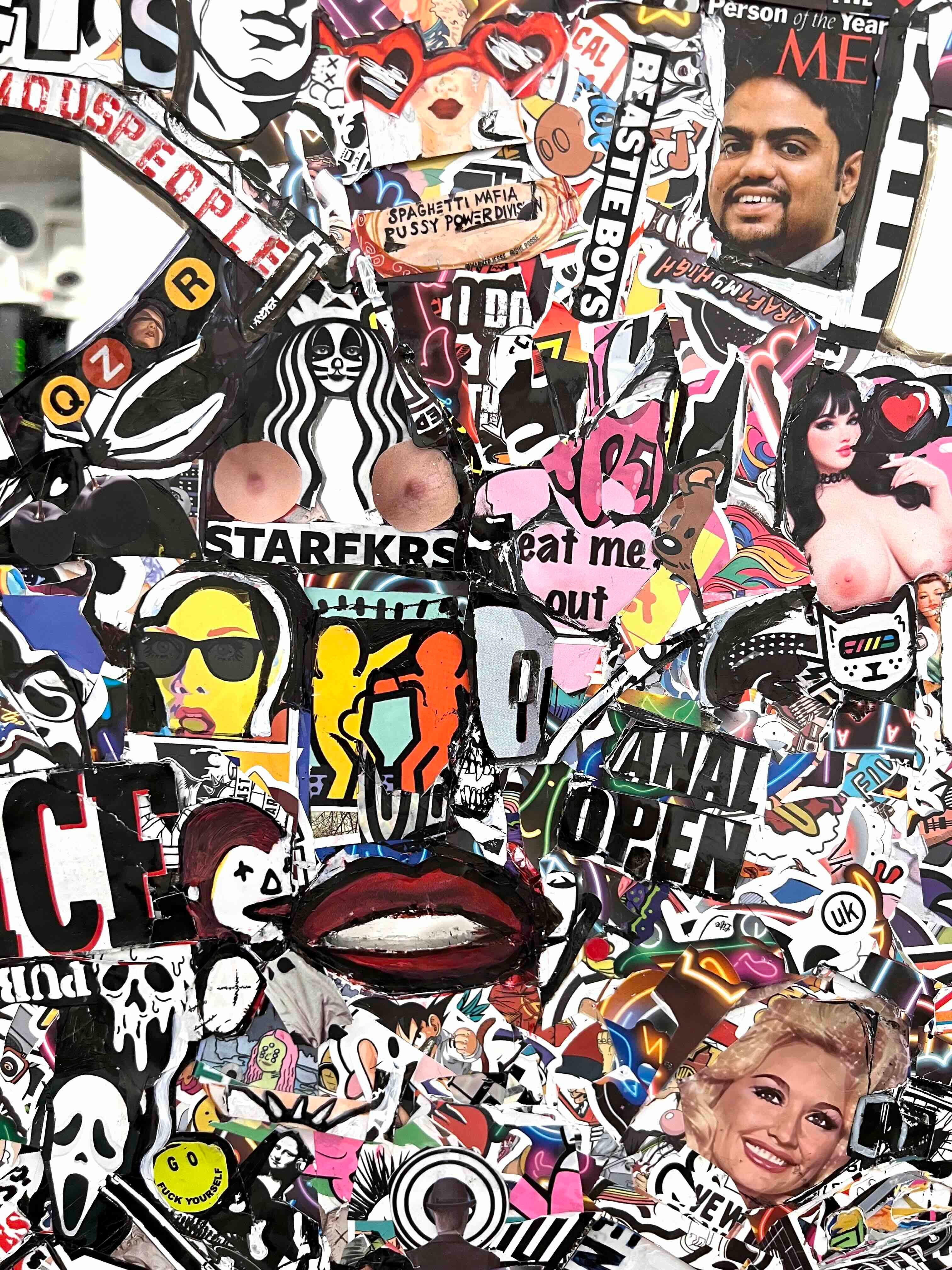 Banksy Sticker - 5 For Sale on 1stDibs | banksy stickers, banksy