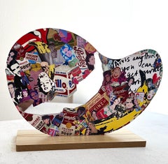 Pop art Warhol street art contemporary stickers interior mirror