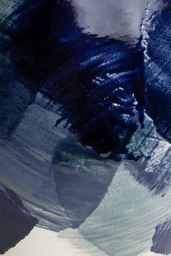 Ocean 08 Hocker aus glasiertem Steinzeug von Pascale Girardin