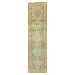 Ozeanblau Sand Farbe Persisch Tribal Läufer