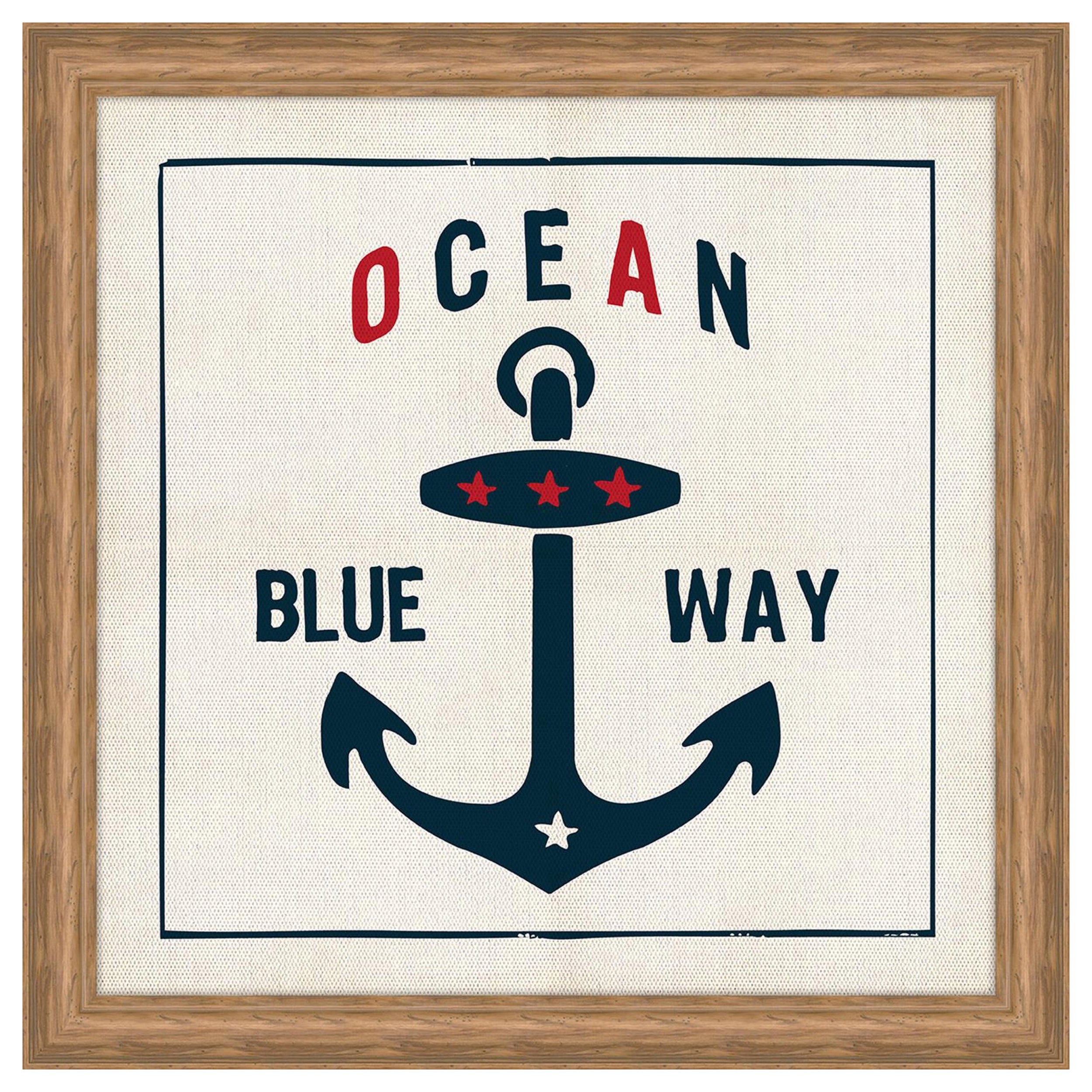 "Ocean Blue Way" Art Print For Sale