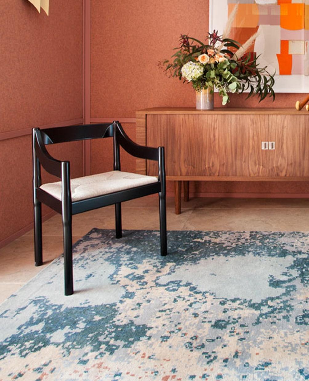 Hand-Knotted Ocean Carpet by Massimo Copenhagen For Sale