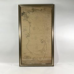 Ocean Chart Of Massachusetts Bay