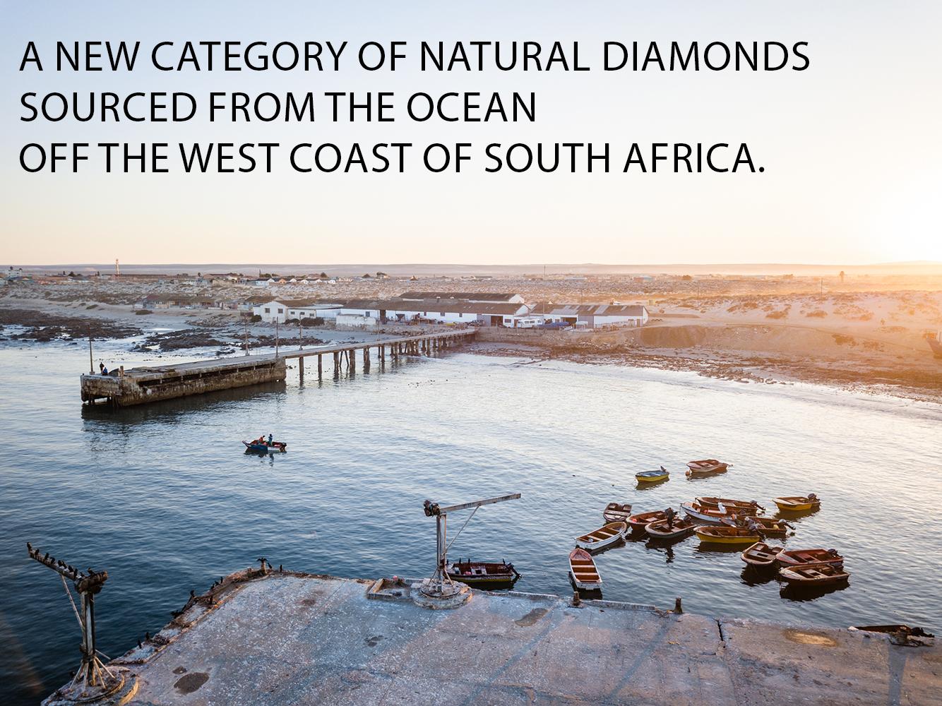 Contemporary Ocean Diamonds, 3 Diamonds, Total Ct. 2.076, GIA/EGL Certified