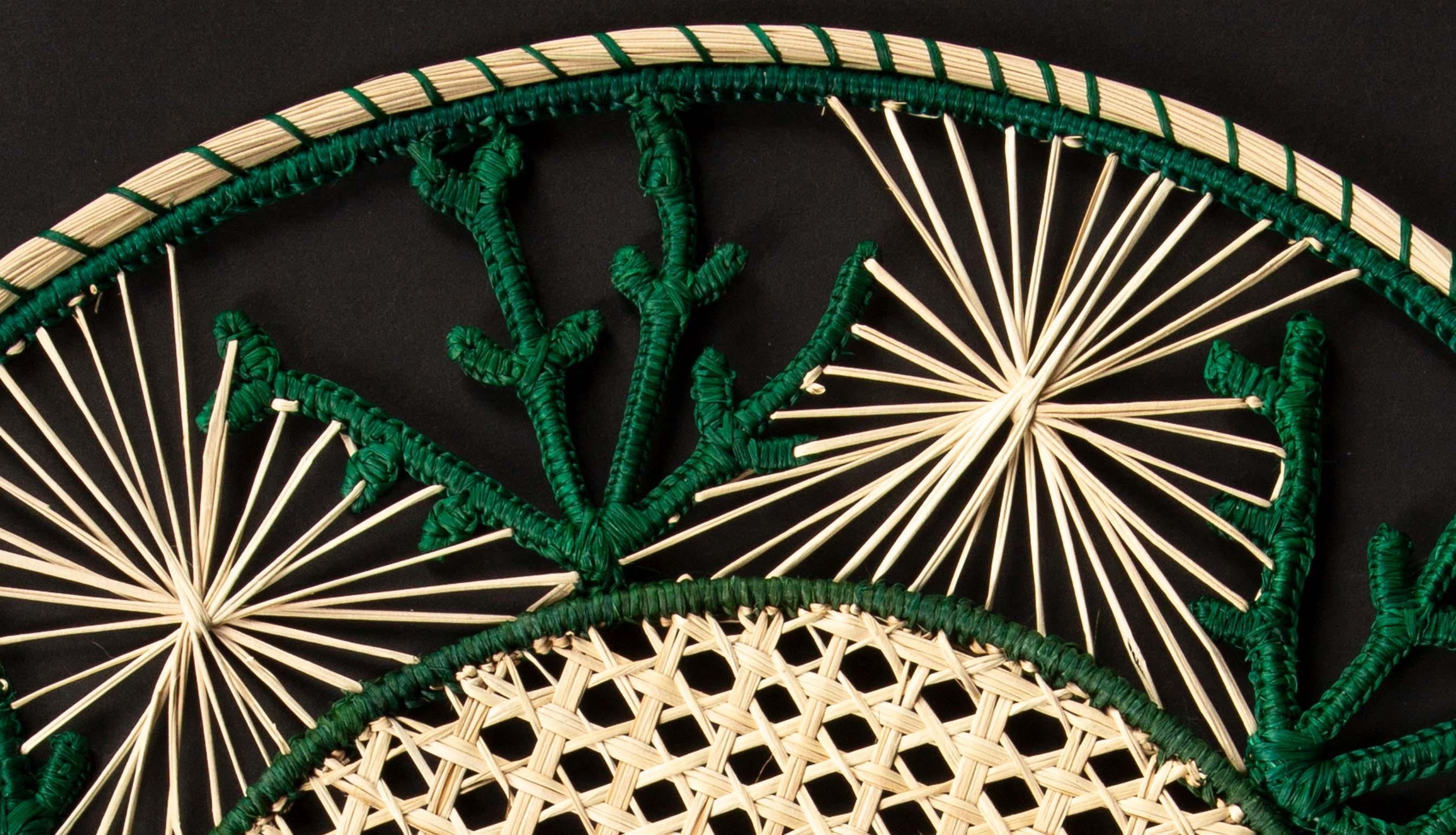 Contemporary Ocean Elegance: Forest Green Coral Placemats, 15.5