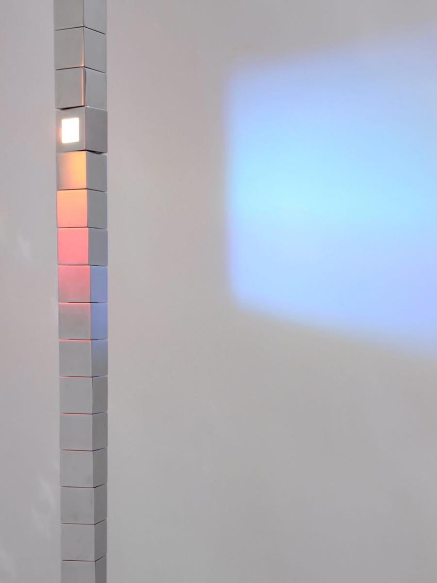 Ocean Flame Iridescent Projection Floor Lamp For Sale 5