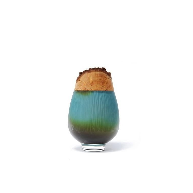 XXI secolo e contemporaneo Vaso impilabile Ocean Frida con Fine Cuts, Pia Wüstenberg in vendita