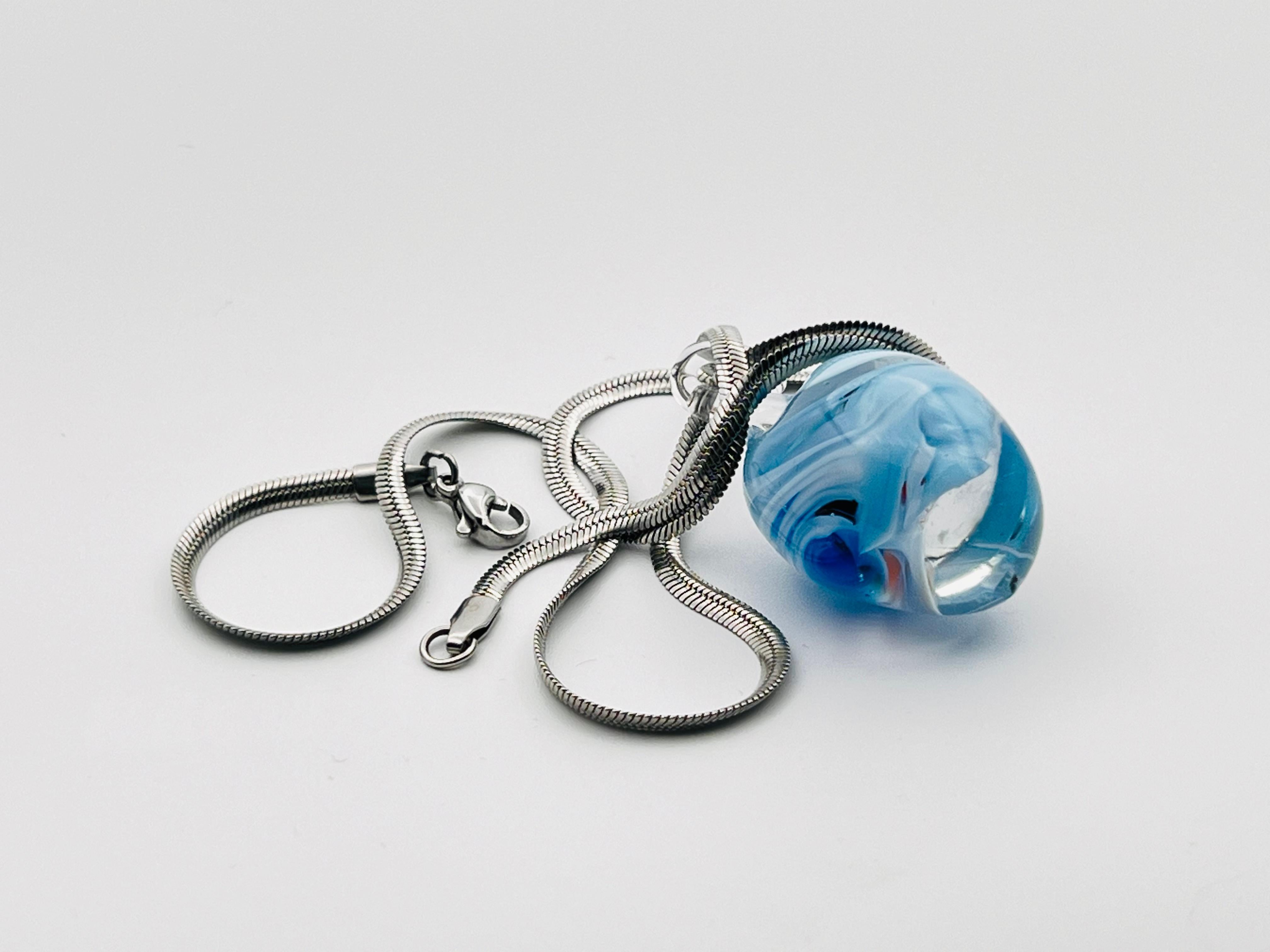 Ocean Heart - Murano Glass In New Condition For Sale In Istanbul, TR