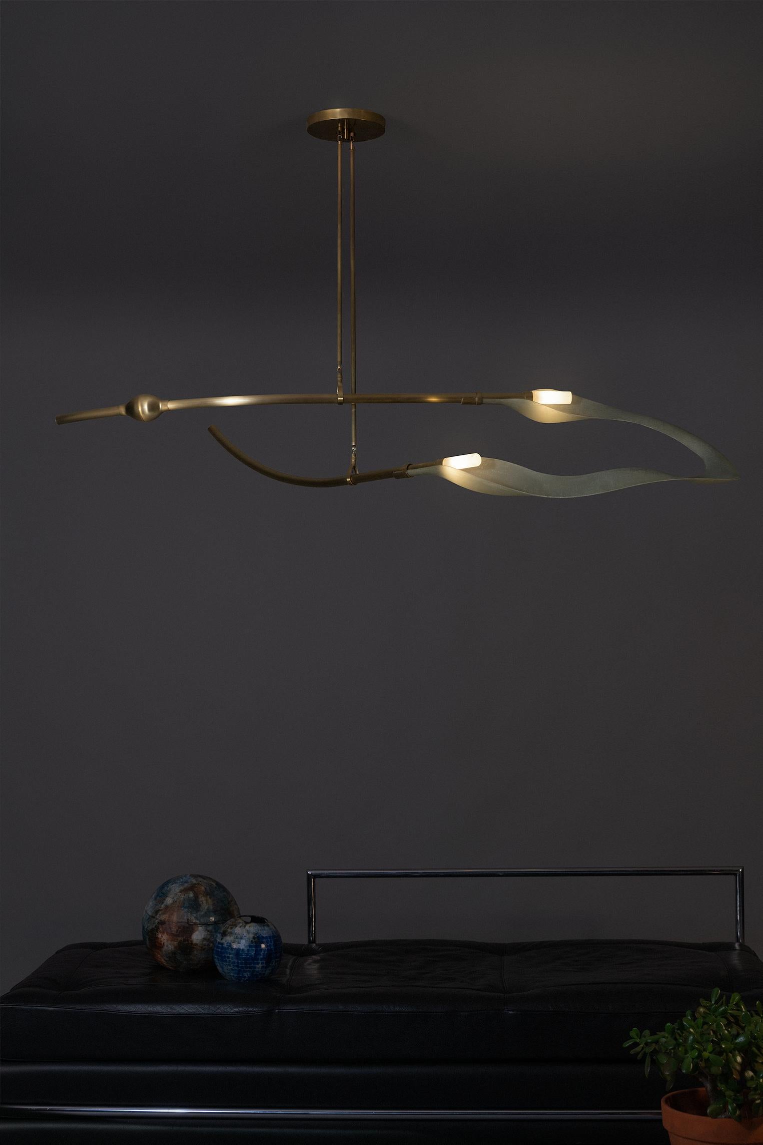 Modern Pisces: The Hilbers Chandelier by Andrea Claire Studio For Sale