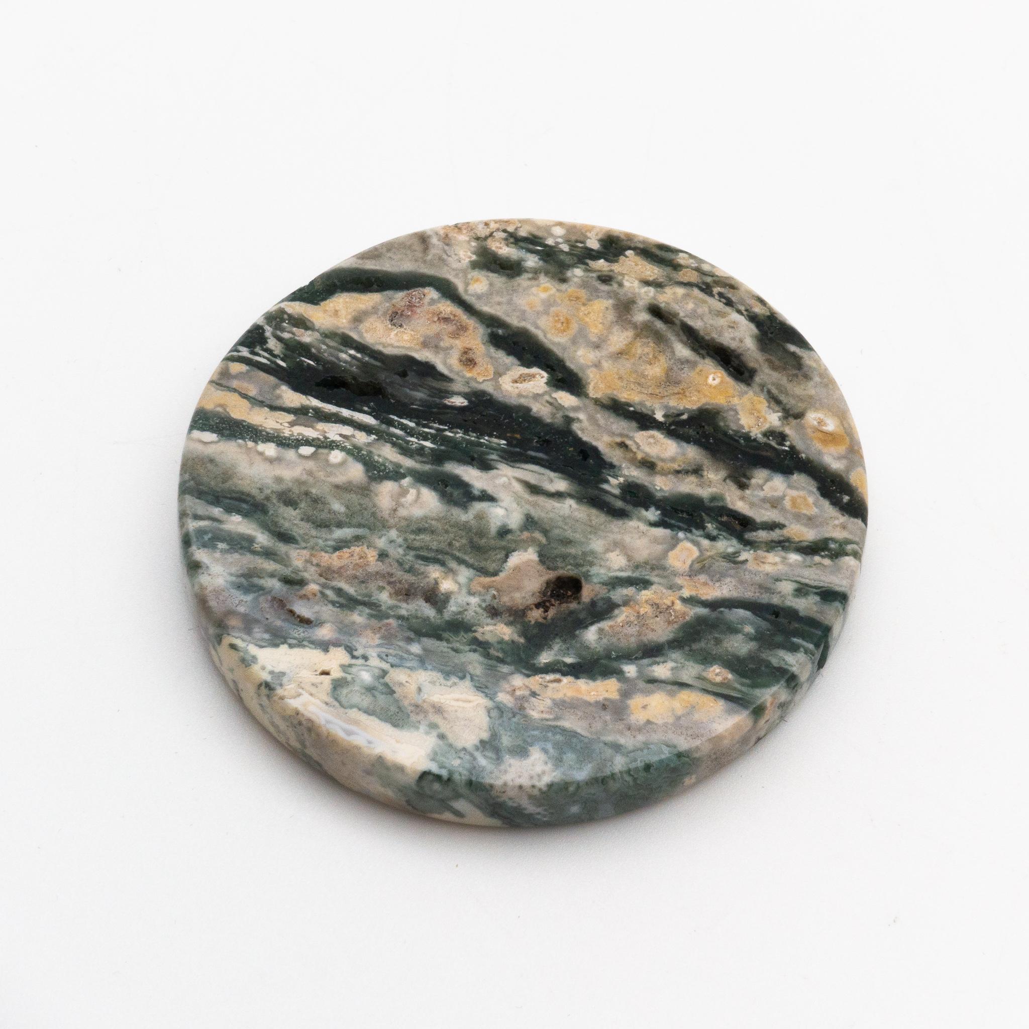 Ocean Jasper Coasters, Set of 4 In Excellent Condition In New York, NY