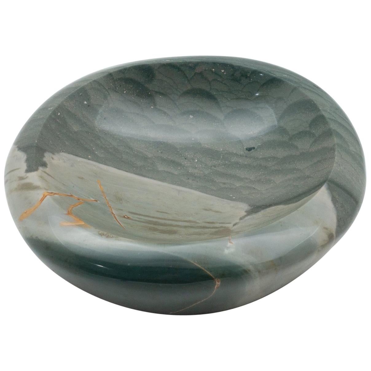 Ocean Jasper Vide Poche Bowl Hand-Carved in Madagascar