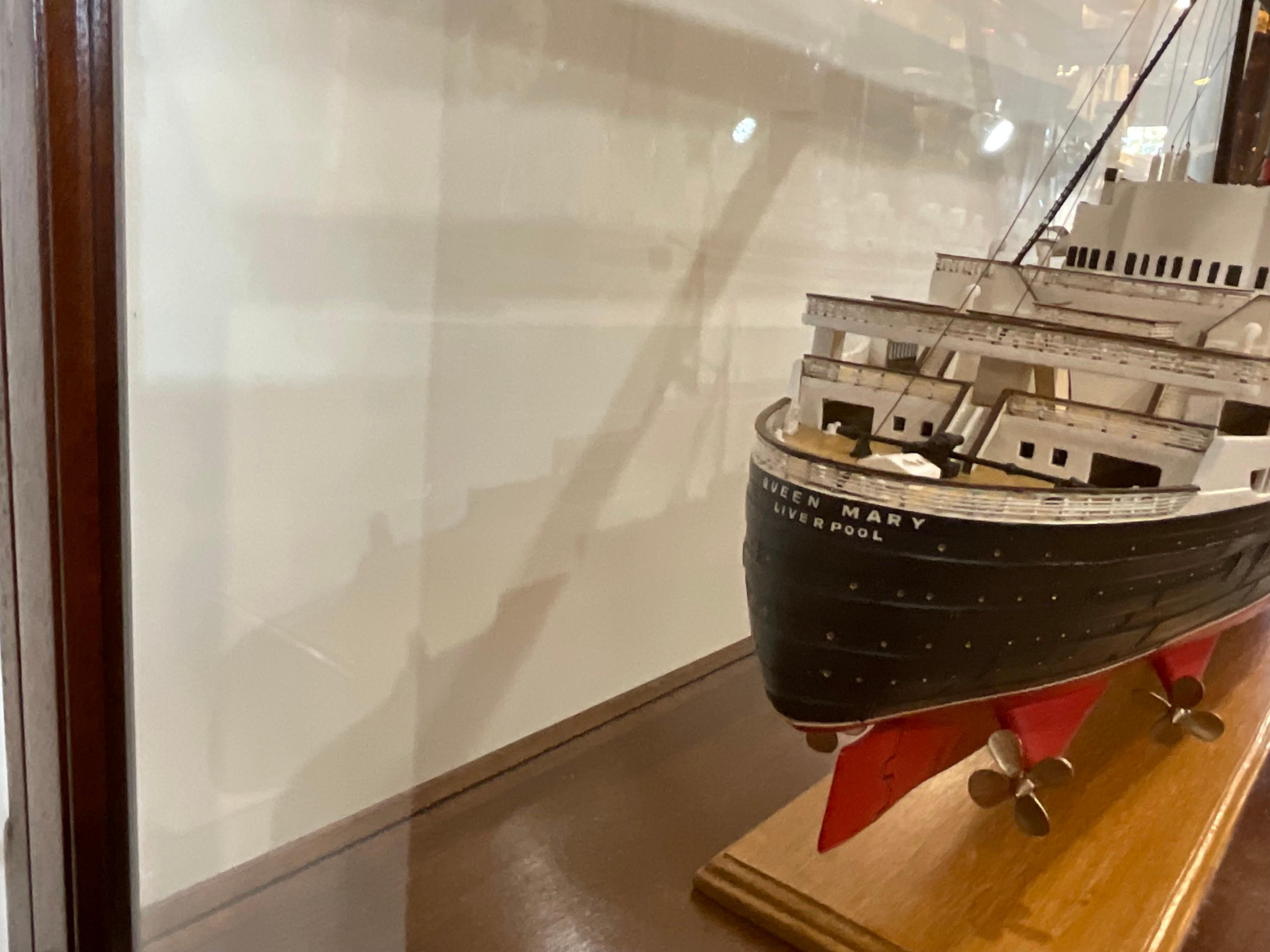 Ocean Liner Queen Mary Ship Model For Sale 5