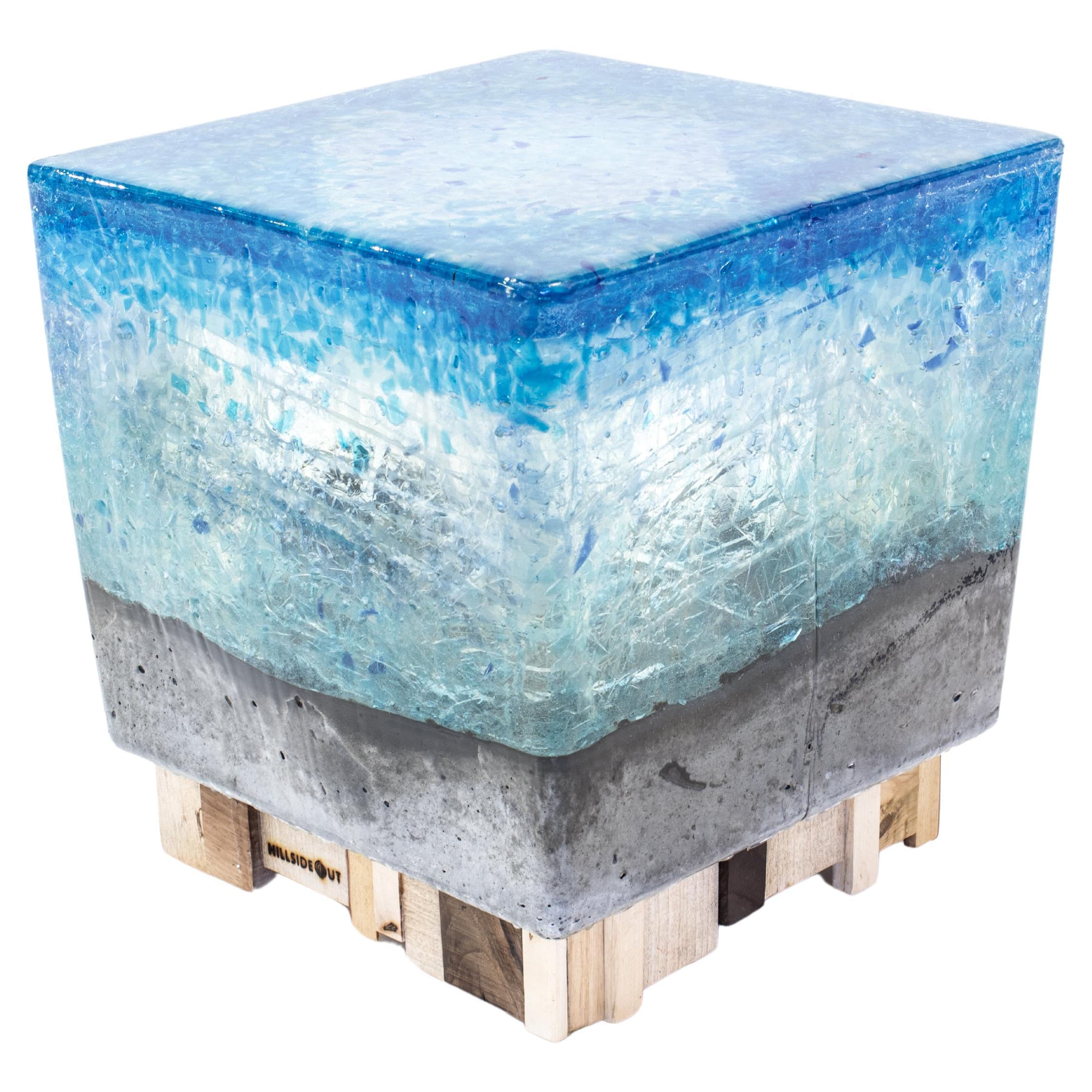 Ocean Murano Waste Side Table by Hillsideout