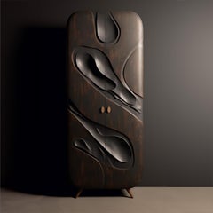 Ocean Oak Sculptural cabinets