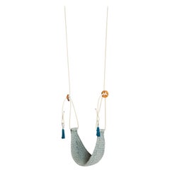 Ocean Saddle Swing Siège Hamac Textile en Crochet pour l'Extérieur Protégé contre les UV