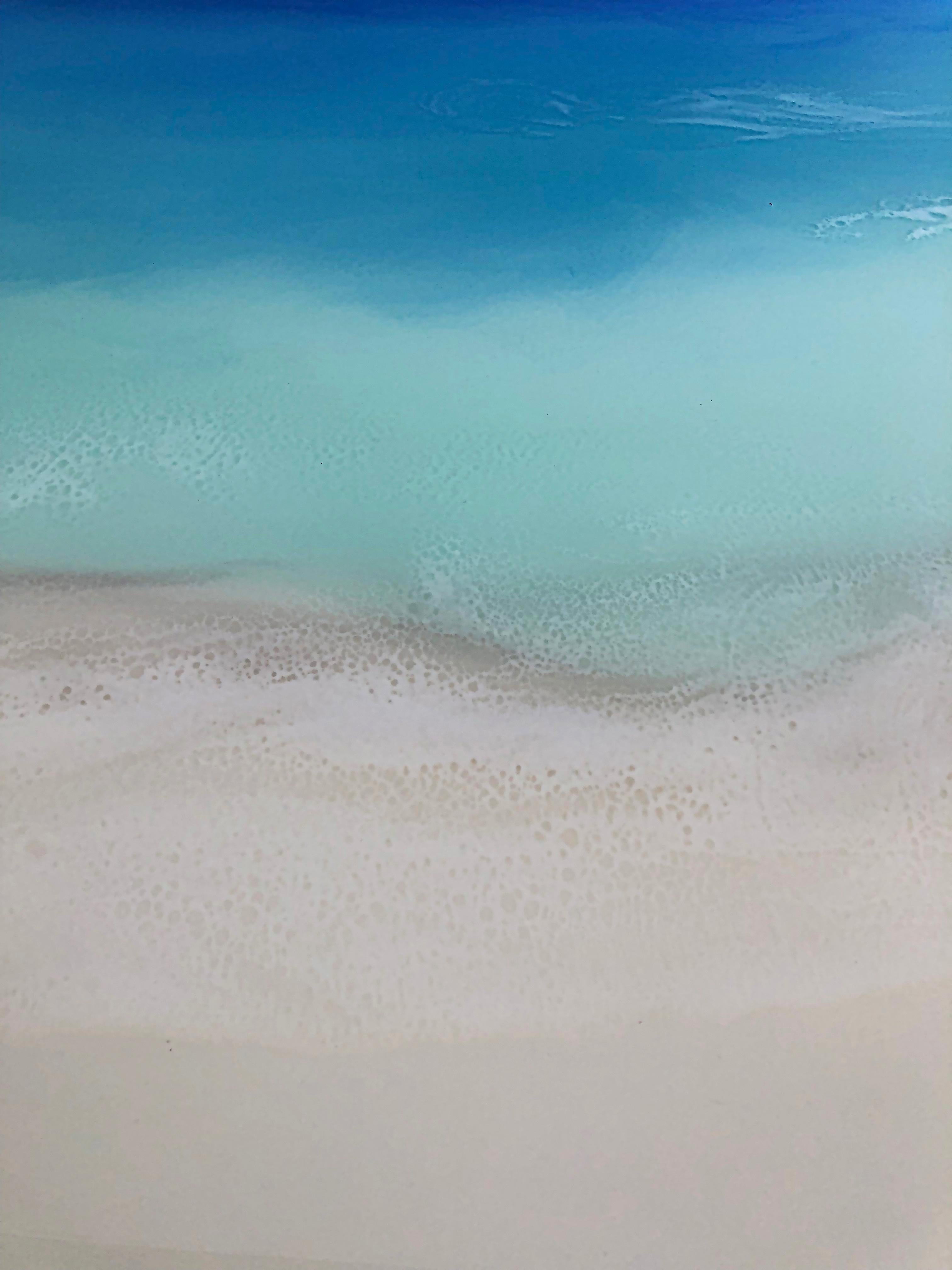 Canvas Ocean Scene Paintings by Colombian Artist Alejandra Lopez Florez For Sale