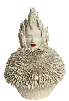 Ocean Sirens and Tundra Echoes Collection. Four Ceramic Pieces handmade in Italy