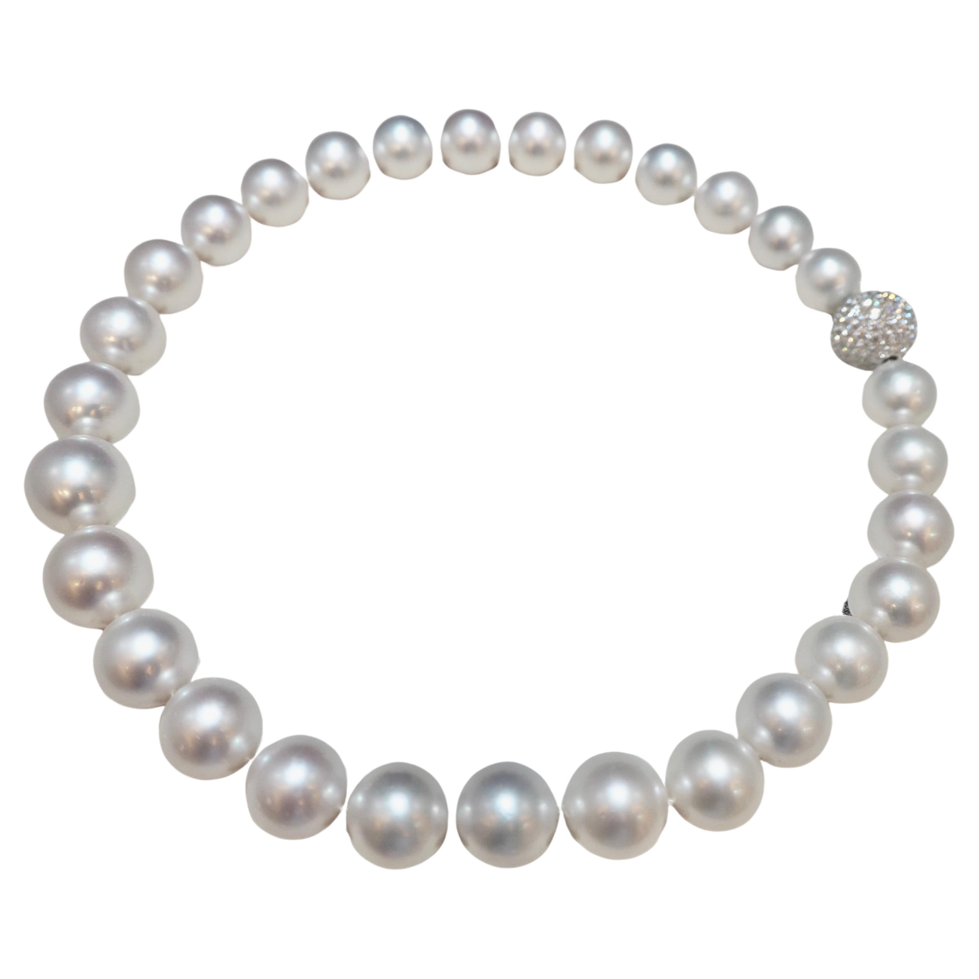 Ocean South Sea Pearl Necklace 18-13, 5mm  For Sale