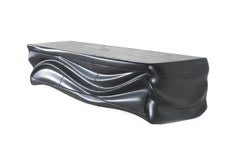 Ocean wall mounted cabinet in Ebony stain on Ash wood