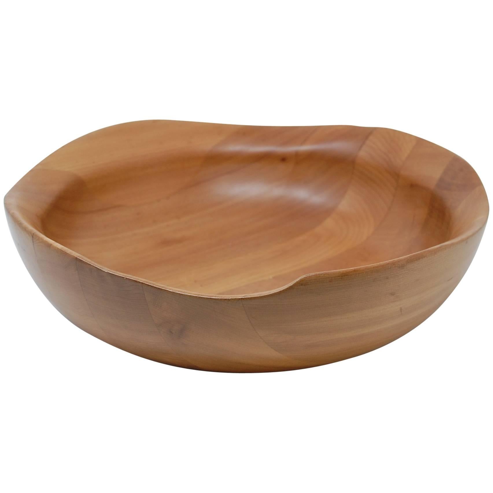 Oceana Series Wood Bowl by Mary and Russel Wright For Sale