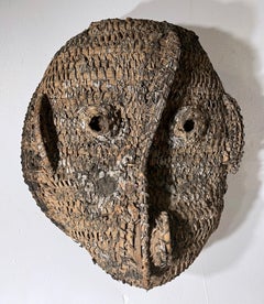 Oceanian Mask made of  Vegetal Fibers
