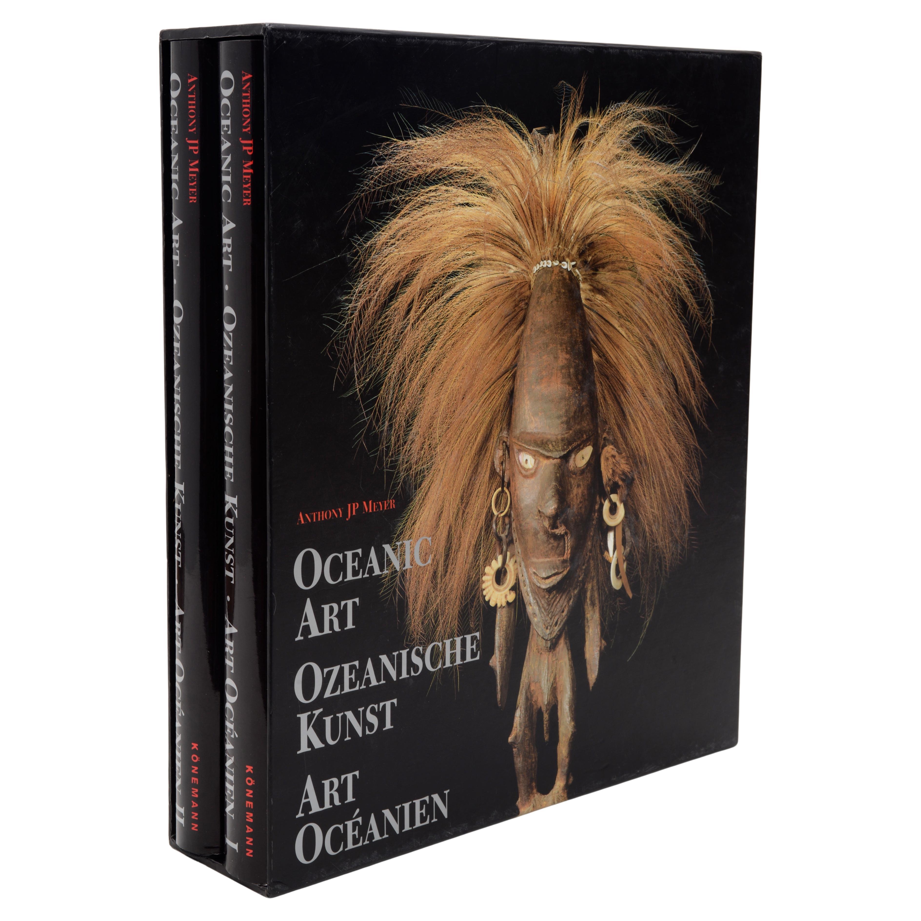 Oceanic Art, 2 Vol Set d'Anthony J.P. Meyer, 1st Ed en anglais, français et allemand en vente