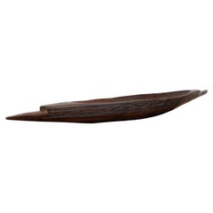 Oceanic Massim Wooden Canoe Bowl, Papua New Guinea