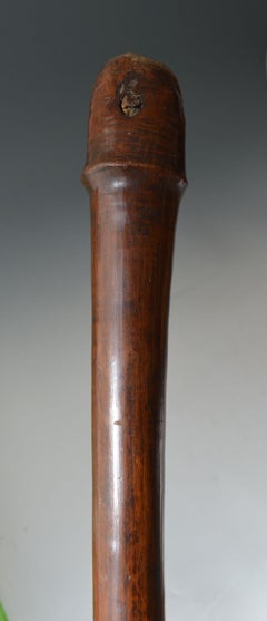 Oceanic New Caledonia Kanak Carved Hardwood Phallic Headed War Club Polynesian