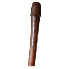 Oceanic New Caledonia Kanak Carved Hardwood Phallic Headed War Club Polynesian