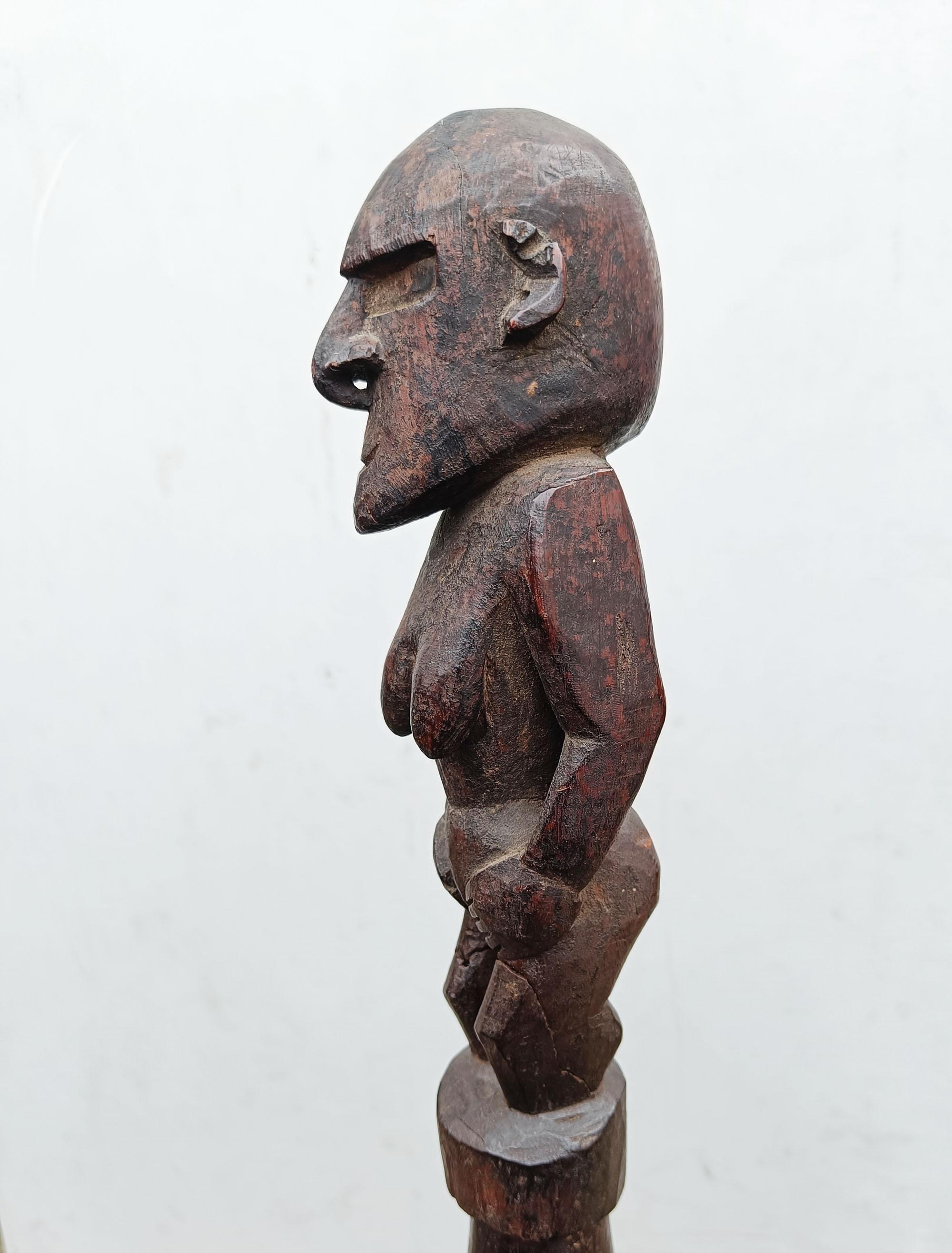 Oceanic Schouten islands Pounder Papua New Guinea Tribal Art In Good Condition For Sale In London, GB
