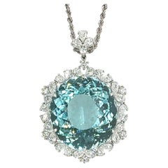 Ozeanischer Splendor 54,73 Karat Paraiba-Anhänger
