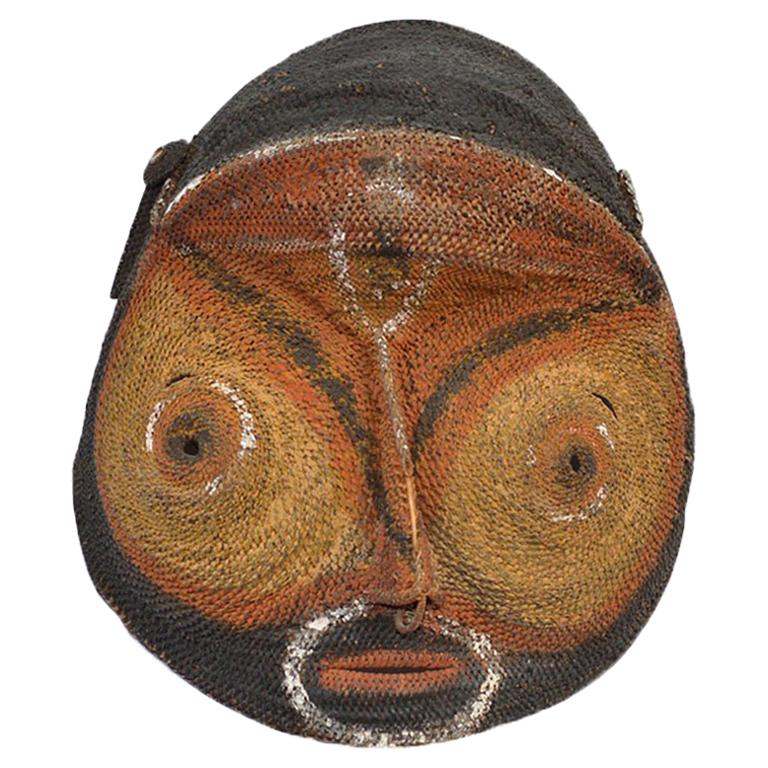 Oceanic Tribal Art Old Ambelam Yam Mask Papua, New Guinea