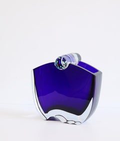 “Oceanie” Crystal Millefiori Vase by Baccarat