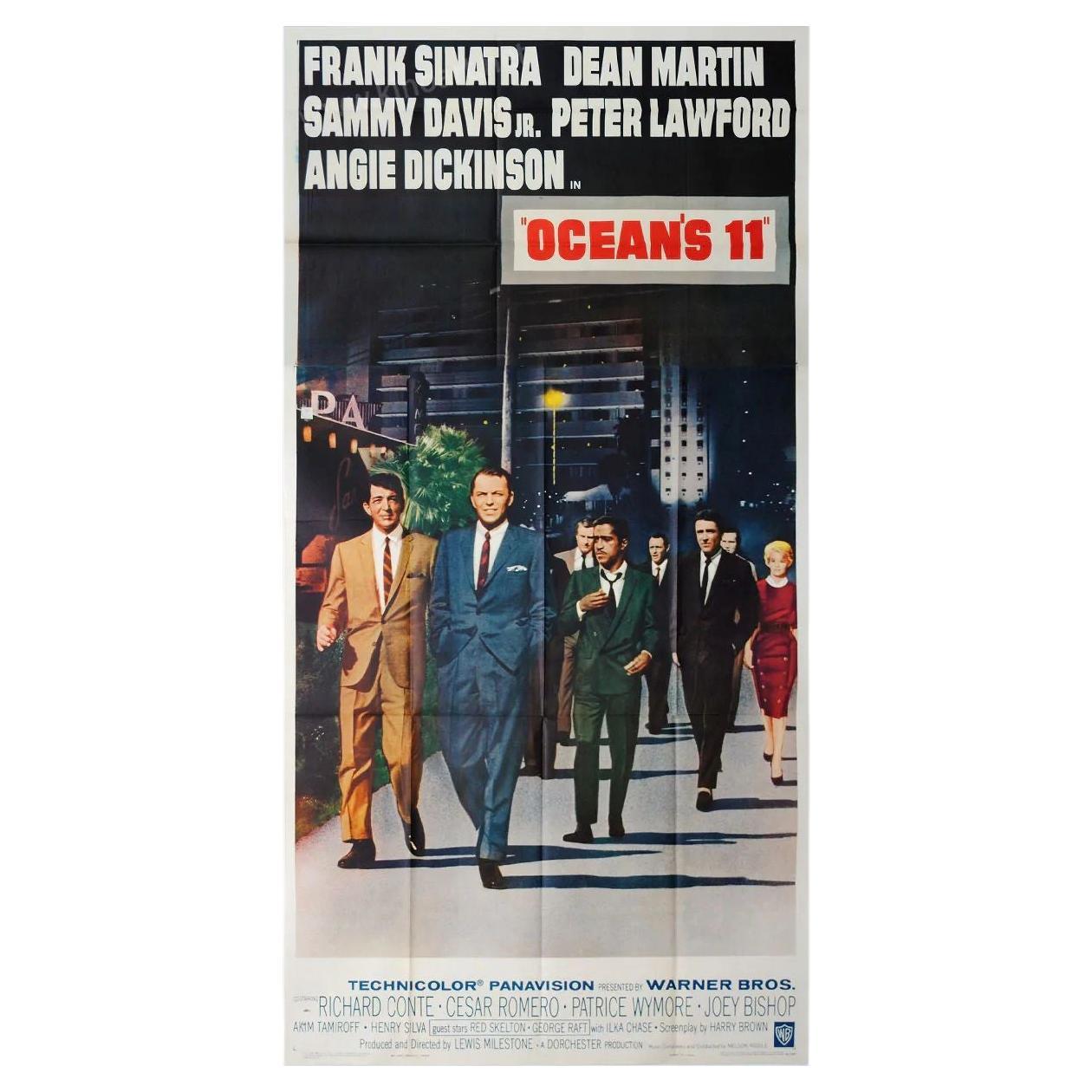 Ocean's 11 / Ocean's Eleven, Unframed Poster, 1960 For Sale