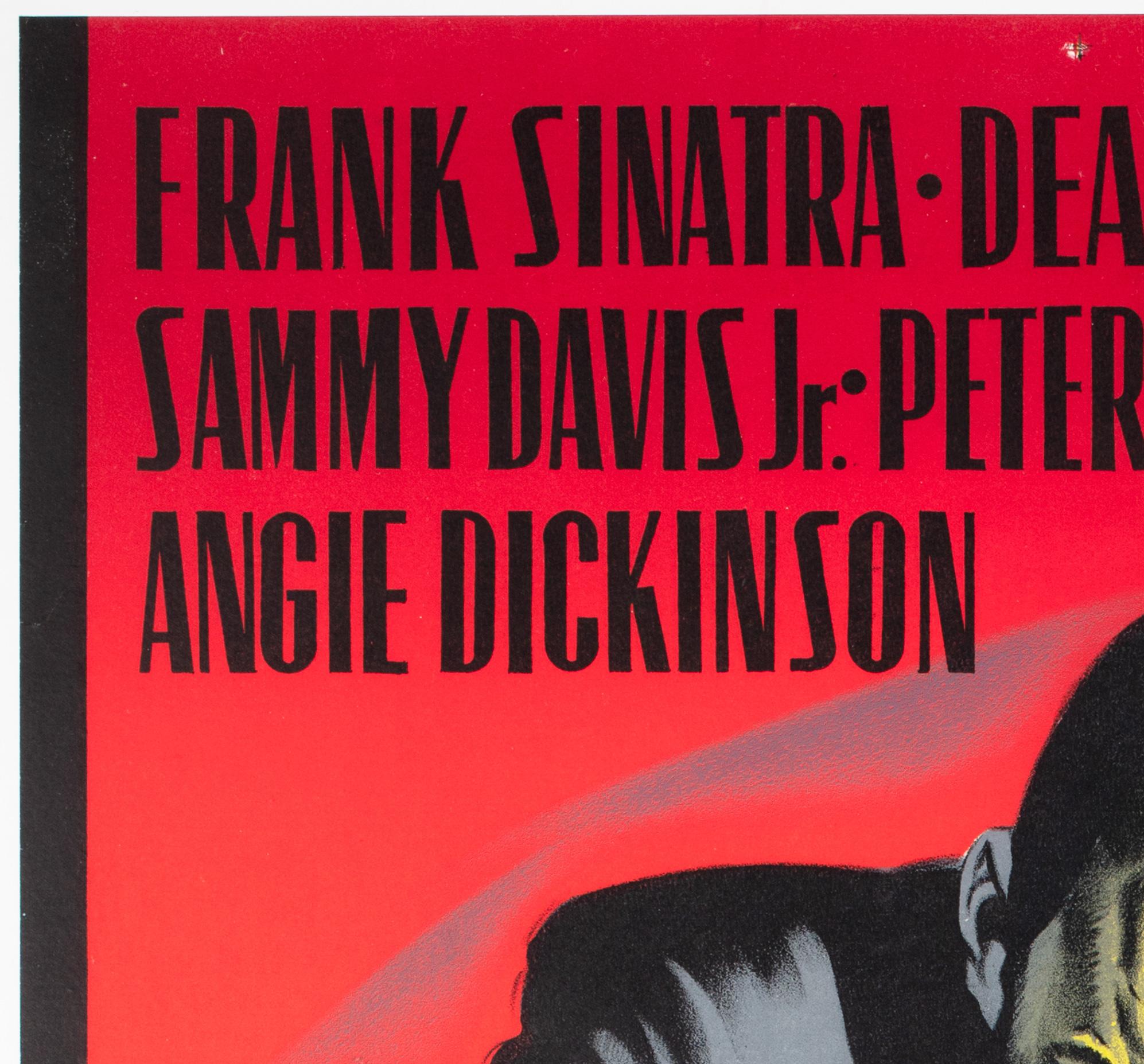Francese Ocean's Eleven 1960 Poster cinematografico francese, Jean Mascii in vendita
