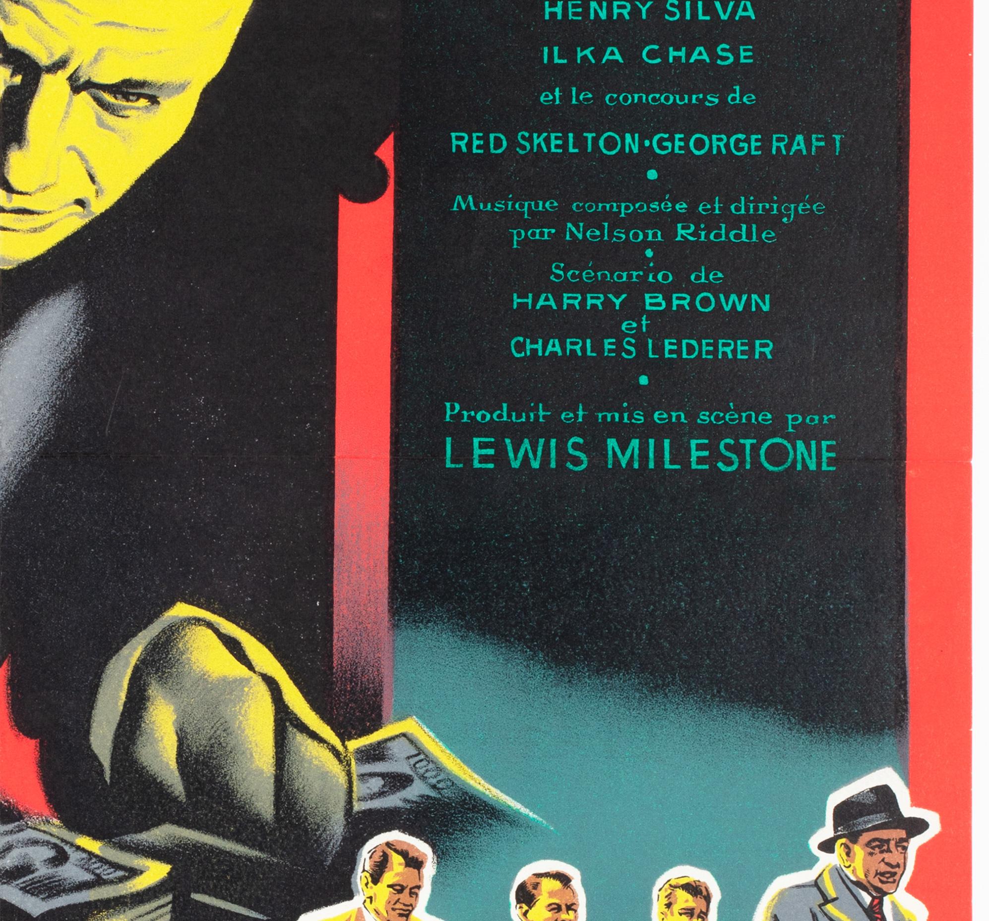 Lino Ocean's Eleven 1960 Poster cinematografico francese, Jean Mascii in vendita