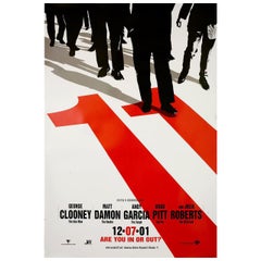 'Ocean's Eleven' 2001 U.S. One Sheet Film Poster