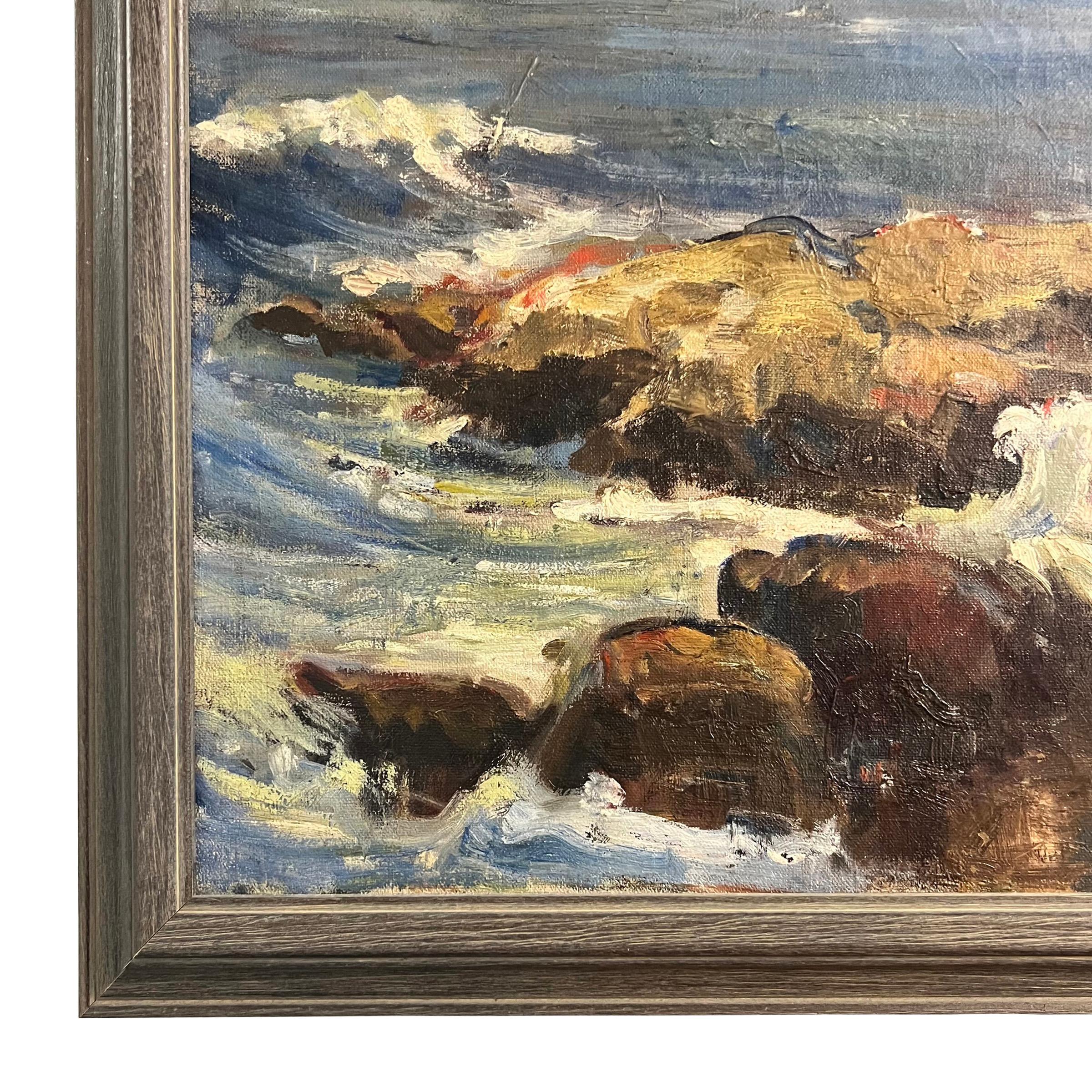 Oceanside Plein Air Landscape Painting For Sale 1