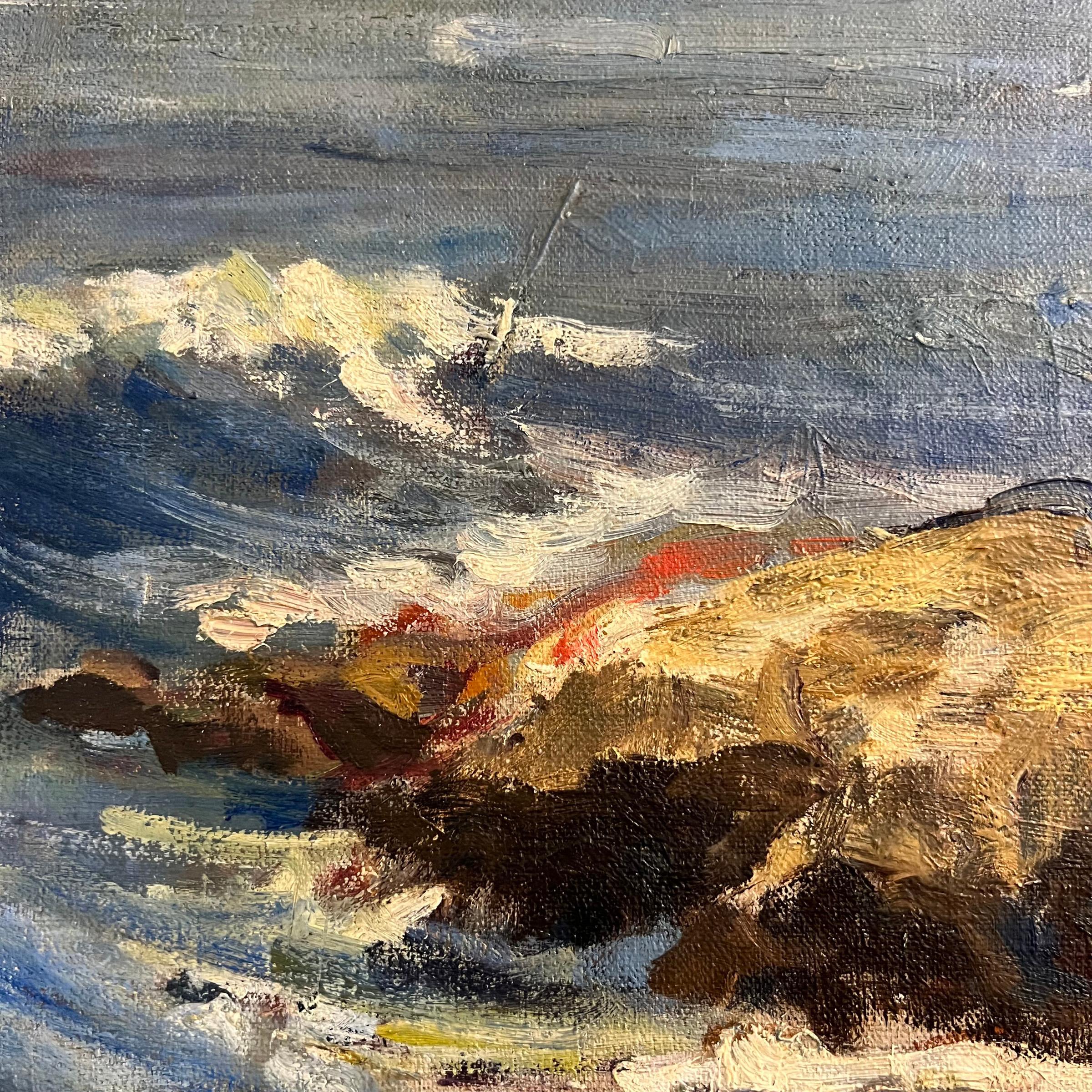 Oceanside Plein Air Landscape Painting For Sale 2