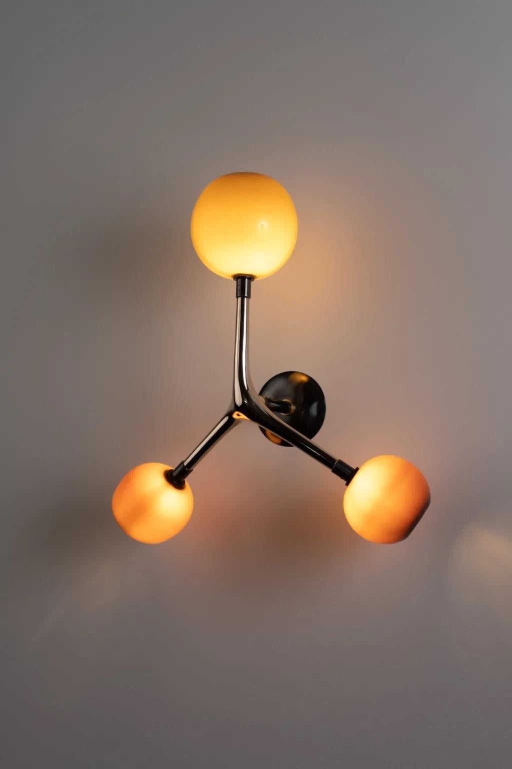 Post-Modern Olive Ocellus Lamp by Isabel Moncada For Sale