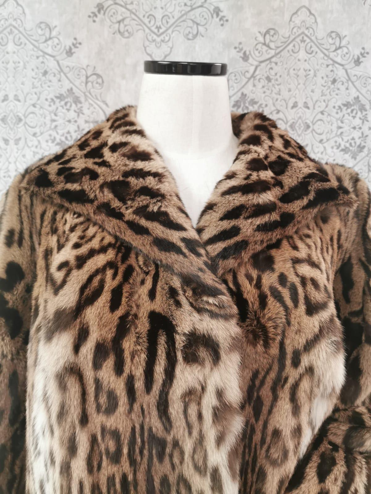 ocelot fur coat vintage