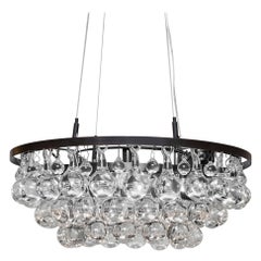 Ochre Arctic Pear Chandelier Round, Dark Bronze 60cm/24in