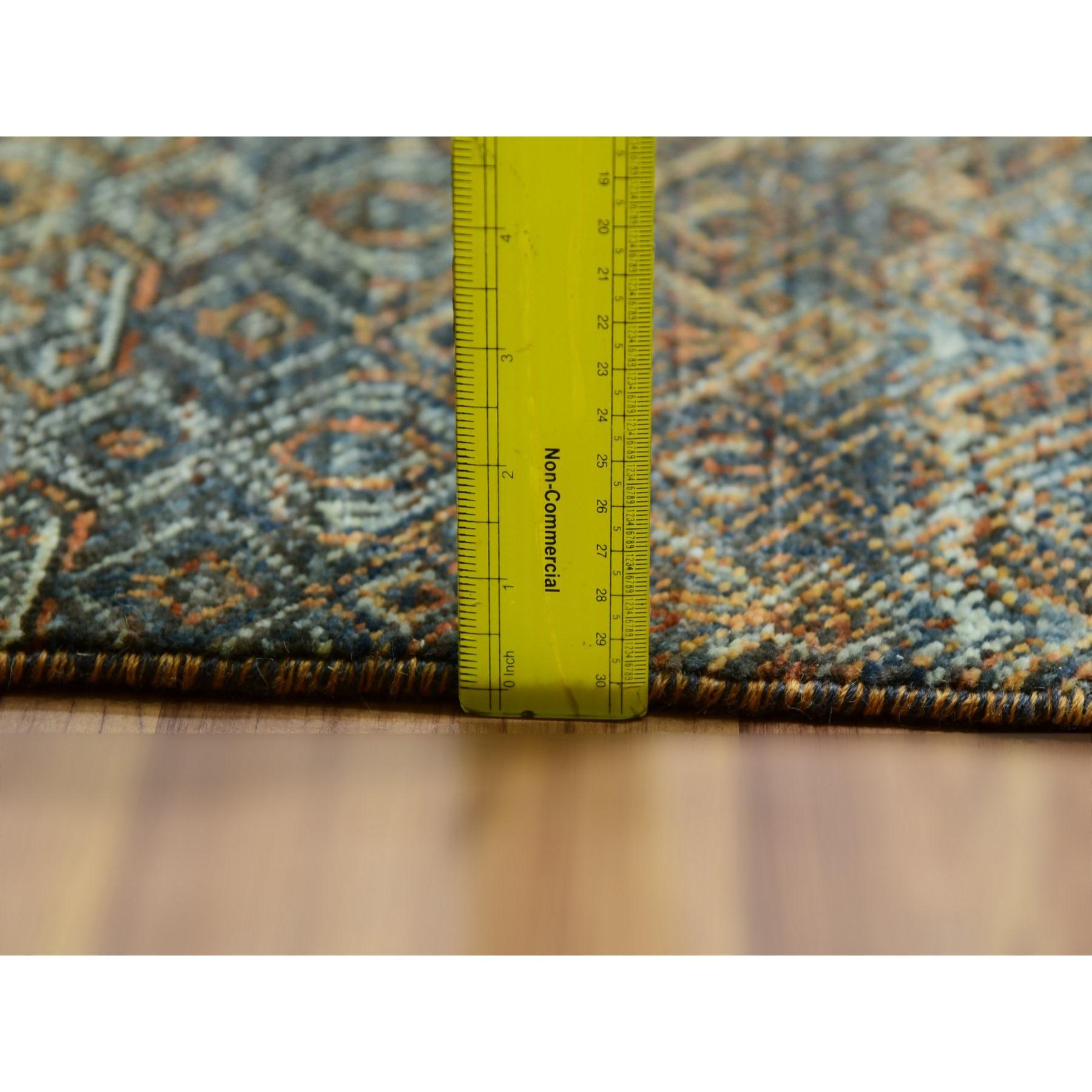 OCHRE Brown Laine douce nouée à la main Kohinoor Design Rugs 8'1
