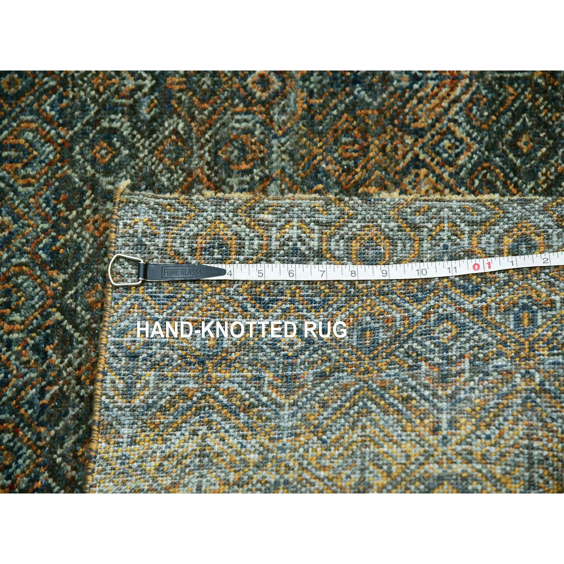 OCHRE Brown Laine douce nouée à la main Kohinoor Design Rugs 8'1