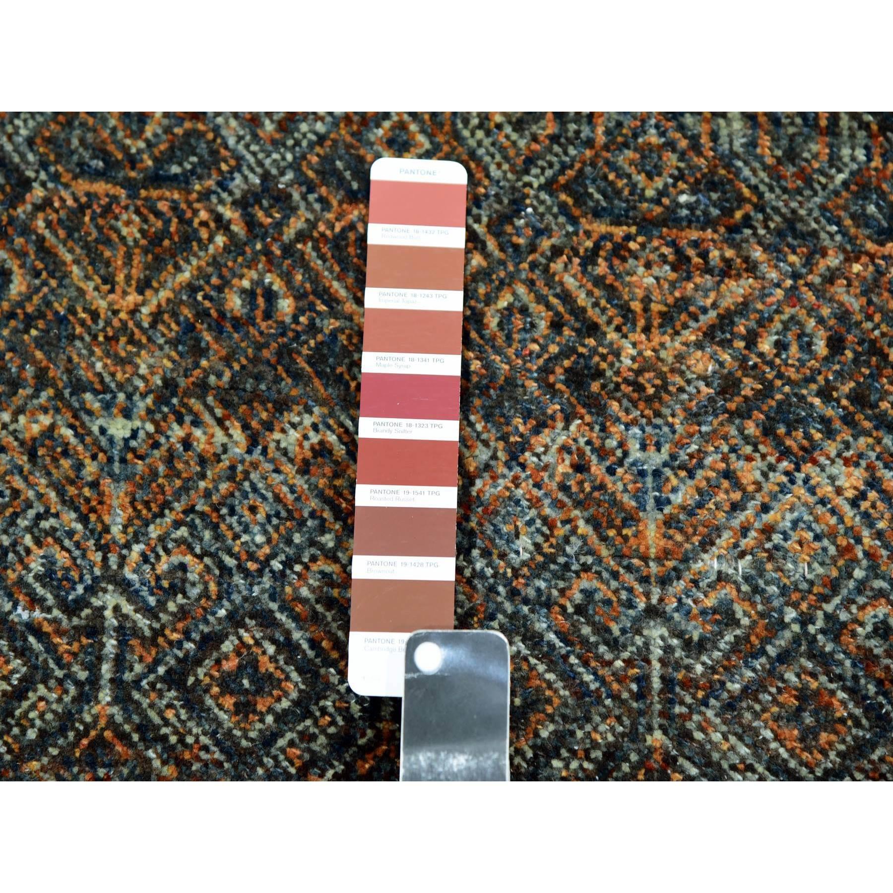 OCHRE Brown Laine douce nouée à la main Kohinoor Design Rugs 8'1