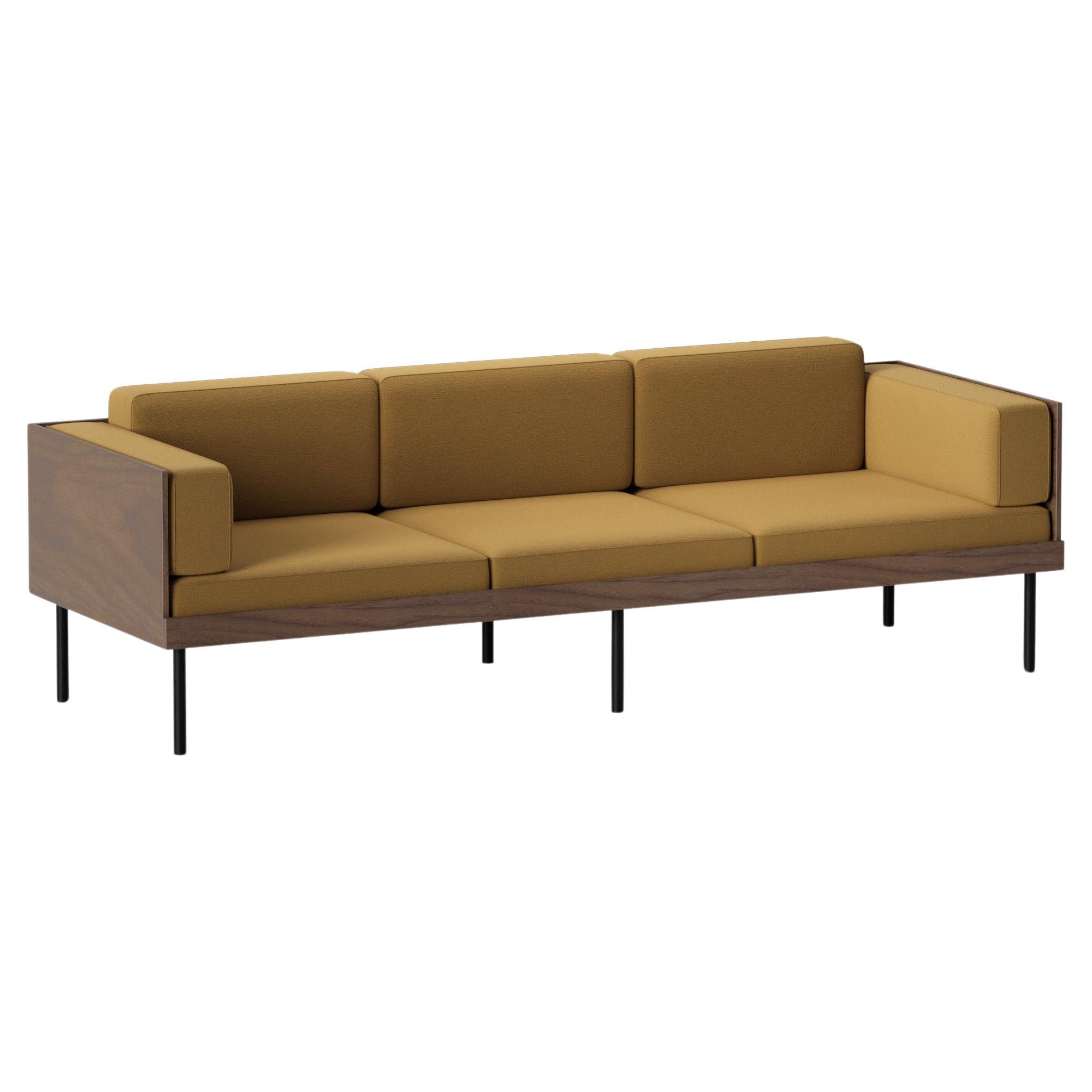 Ochre Cut Sofa by Kann Design For Sale
